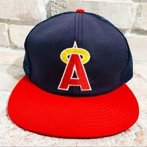 🔥 Vintage MLB Anaheim Angels SnapBack Hat